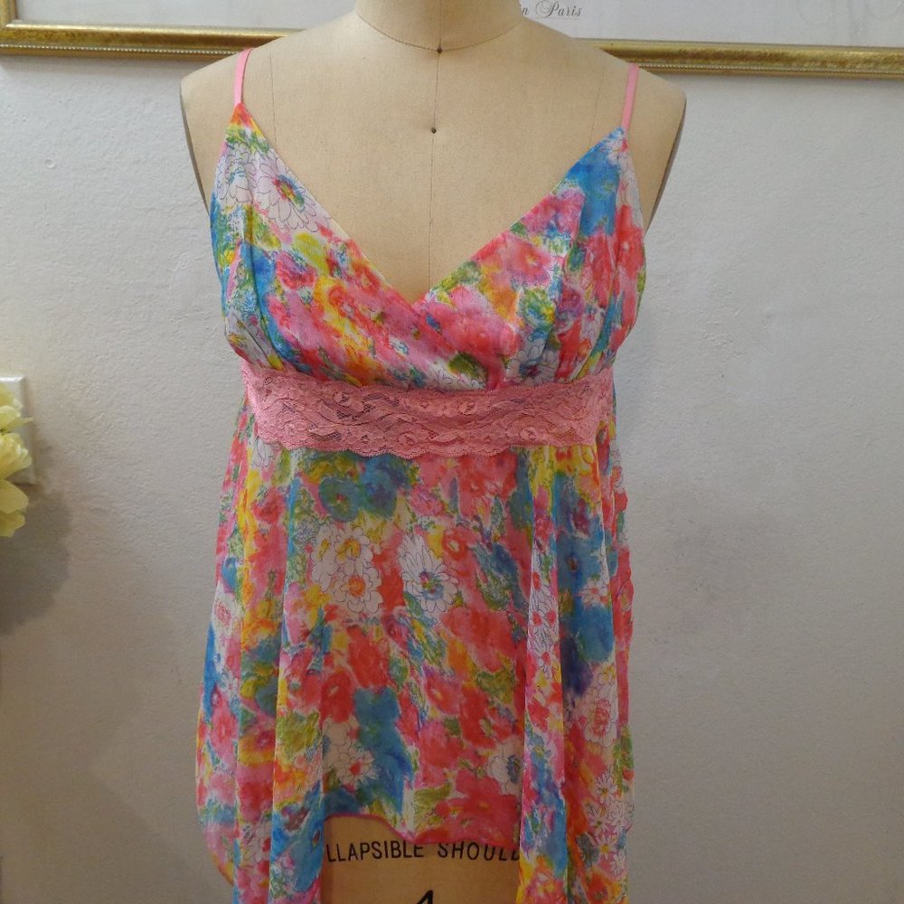 LayiPai Bohemian Floral Print Tank Top